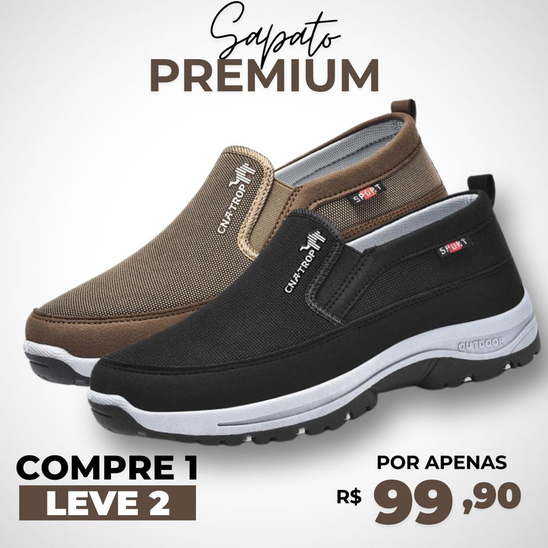 Kit 2 Tênis Ortopédico Pheron Comfort Titanium - Conforto Supremo (PROMOÇÃO DE NATAL)